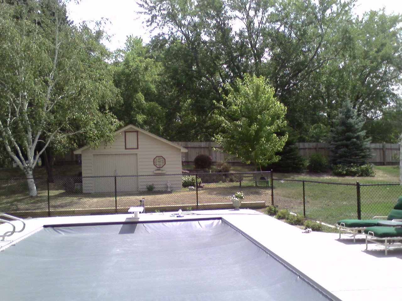 Black Vinyl chain link fence installation Eden Prairie, Minnesota