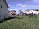 Installation of black vinyl coated chain link fence Belle Plaine, Minnesota