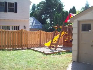 Cedar Alternate Board Scalloped Privacy Fence Installation Edina, Minnesota