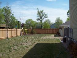 Installation of Cedar Dog-Eared Solid Privacy Fence Minnetonka, Minnesota