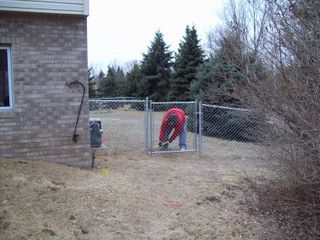 Galvanized chain link fence installation Ramsey, Minnesota