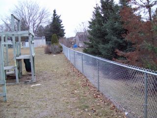 Galvanized chain link fence installation Ramsey, Minnesota