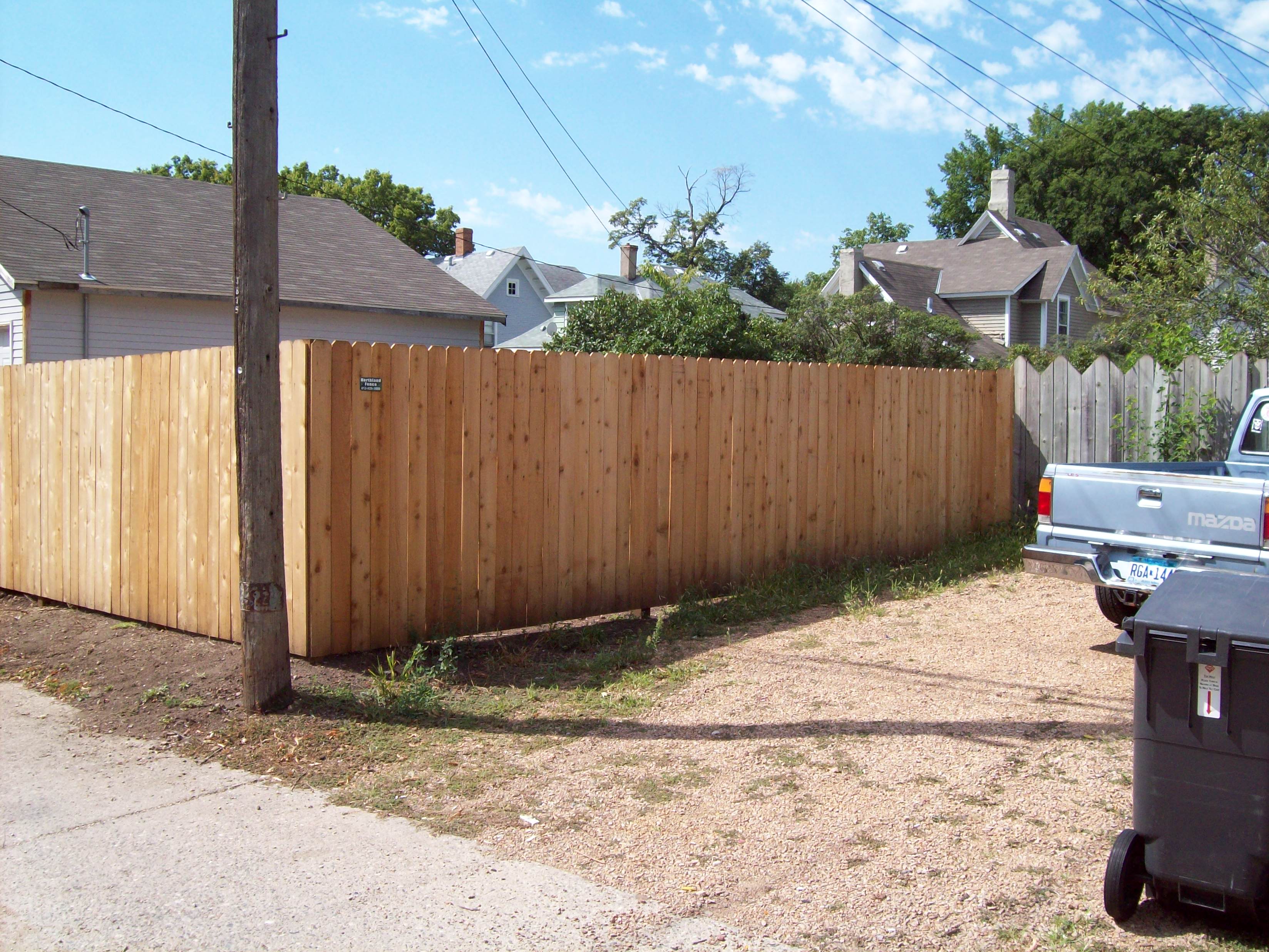 Cedar Solid Board on Board Privacy