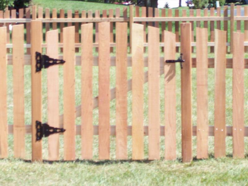 Cedar Scalloped Picket Fence Installation Chaska, Minnesota