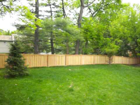 Cedar Framed Batten Board Fence Video