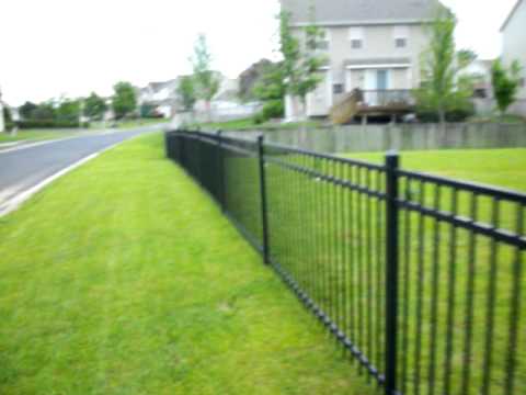 Steel Ornamental Wrought Iron Fence Video