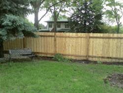 Cedar Batten Board Privacy Fence St. Paul, Minnesota