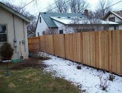 Cedar Batten Board Privacy Fence Minneapolis, Minnesota