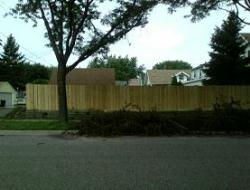 Cedar Batten Board Privacy Fence St. Paul, Minnesota