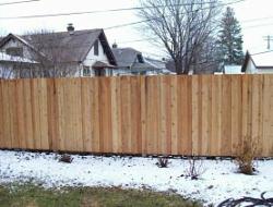 Cedar Batten Board Privacy Fence Minneapolis, Minnesota