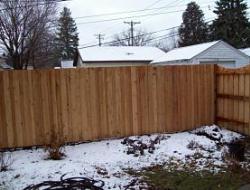 Cedar Batten Board Privacy Fence Minneapolis, Minnesota