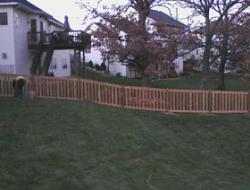 Picture Frame Picket Fence Installation Oakdale, Minnesota