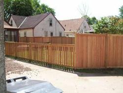 Picture Frame Picket Fence Installation Minneapolis, Minnesota