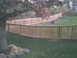 Picture Frame Picket Fence Installation Oakdale, Minnesota