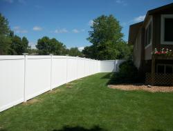 Vinyl Tongue and Groove Privacy Fence